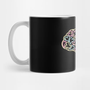 Be Kind To Your Mind Brain Doodle Mug